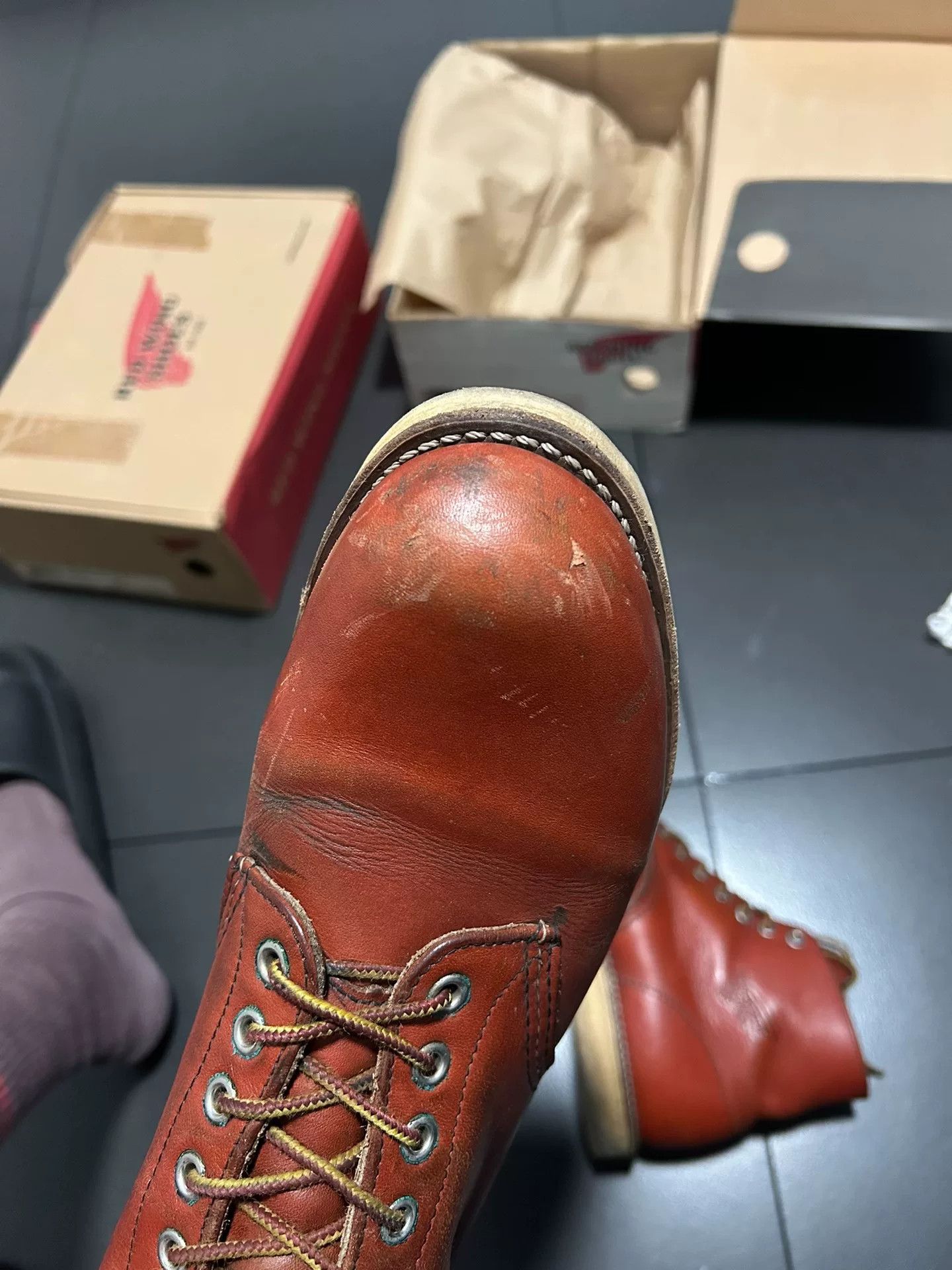 Red Wing Red Wing 8166 Leather Boots Size US 8 / EU 41 - 6 Thumbnail