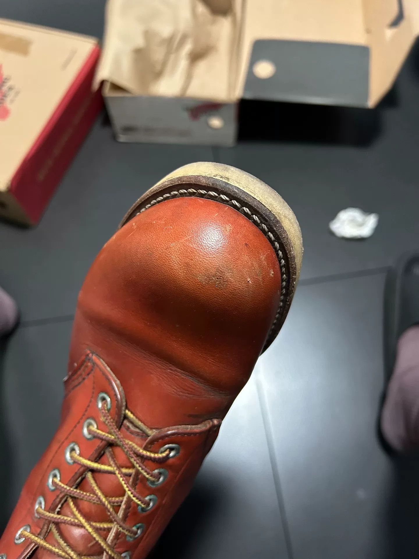 Red Wing Red Wing 8166 Leather Boots Size US 8 / EU 41 - 7 Thumbnail