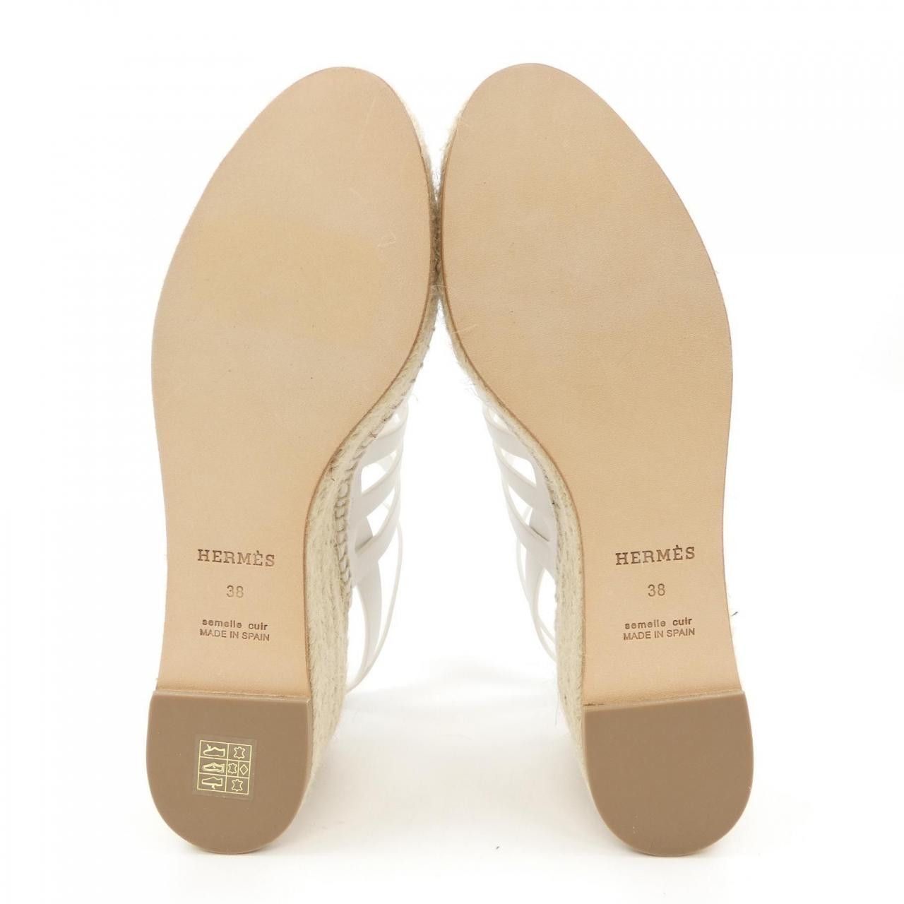 Hermes Hermes Hermes Cataria Sandals Leather Shoes DUTY FREE for USA Size ONE SIZE - 4 Thumbnail