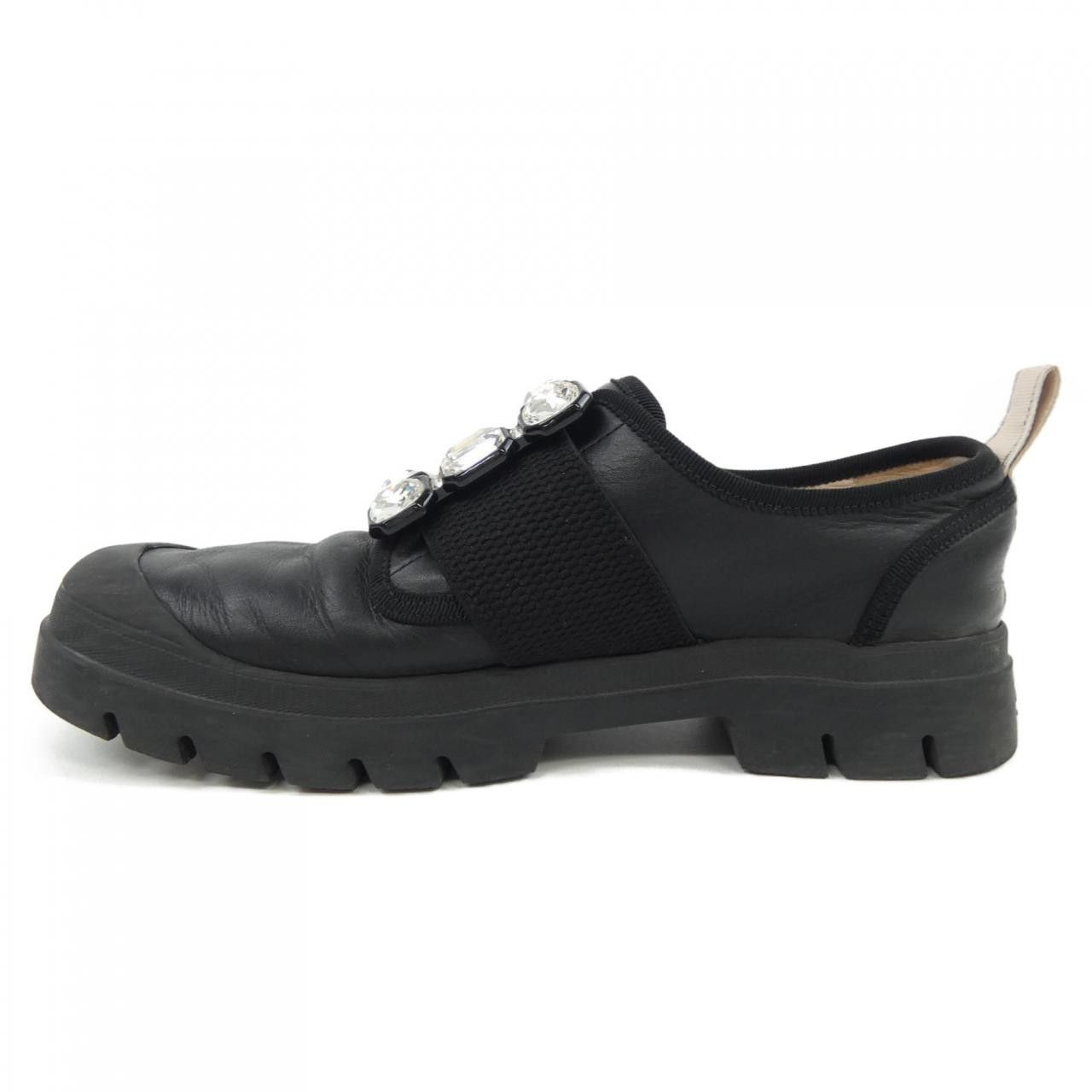 Roger Vivier Roger Vivier Roger Vivier Walky Viv Strass Buckle Leather Sneakers Leather Shoes DUTY FREE for USA Size ONE SIZE - 2 Thumbnail