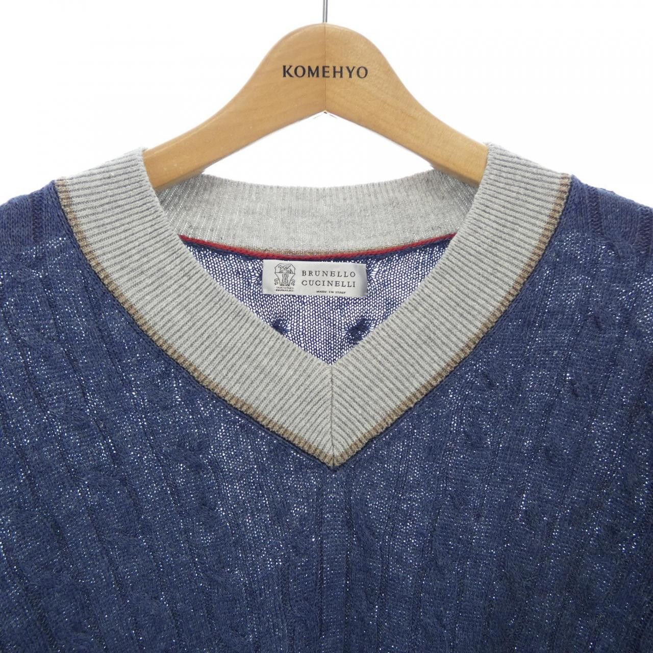 Brunello Cucinelli Brunello Cucinelli Brunello Cucinelli Knitwear Textile Tops M2L79022 DUTY FREE for USA Size ONE SIZE - 5 Thumbnail