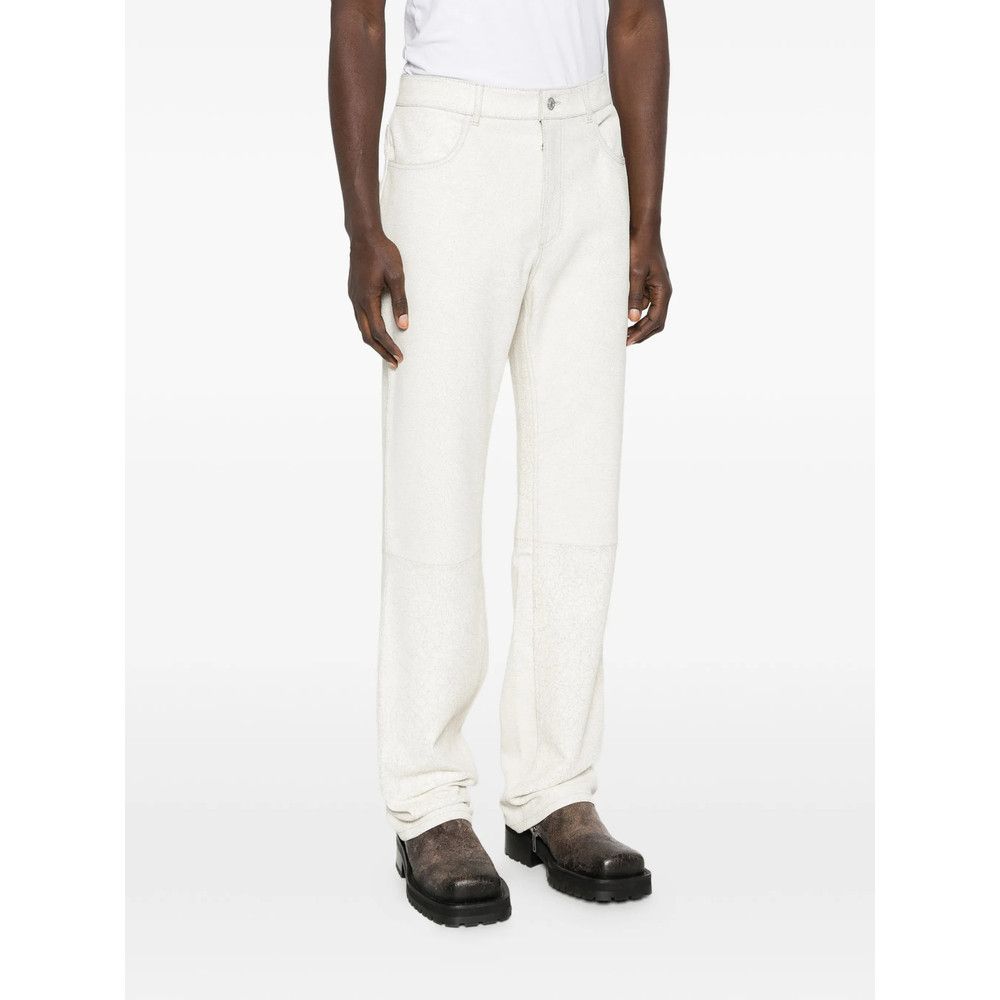 Cole Buxton Cole Buxton WHITE Trousers - Regular & Straight-Leg Trousers Size US 32 / EU 48 - 4 Thumbnail