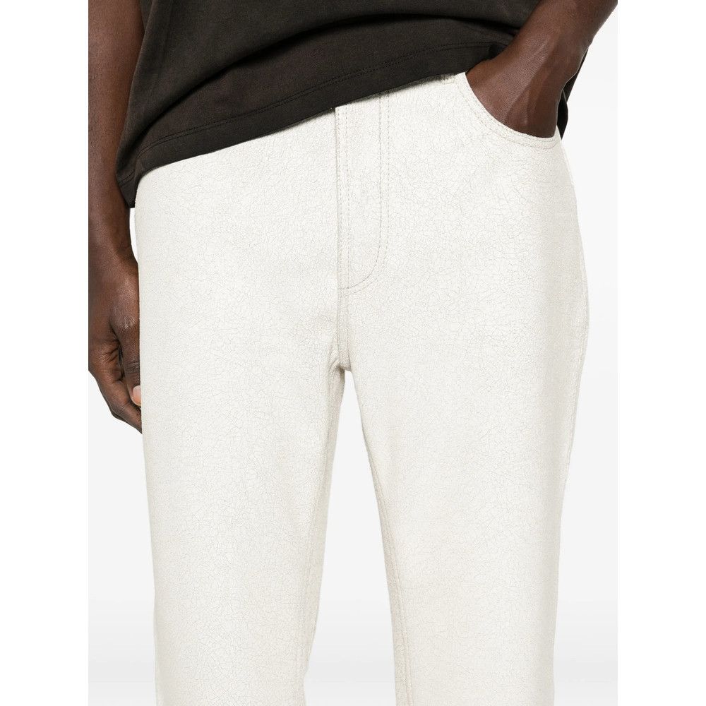 Cole Buxton Cole Buxton WHITE Trousers - Regular & Straight-Leg Trousers Size US 32 / EU 48 - 3 Thumbnail