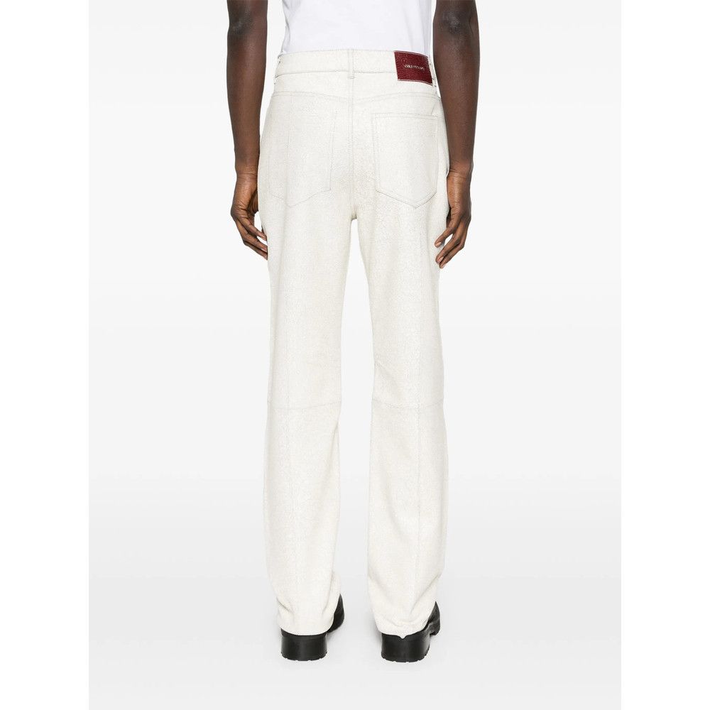 Cole Buxton Cole Buxton WHITE Trousers - Regular & Straight-Leg Trousers Size US 32 / EU 48 - 5 Thumbnail