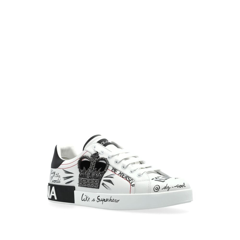 Dolce & Gabbana Dolce & Gabbana WHITE Trainers - Low-Tops Size US 9 / EU 42 - 6 Thumbnail
