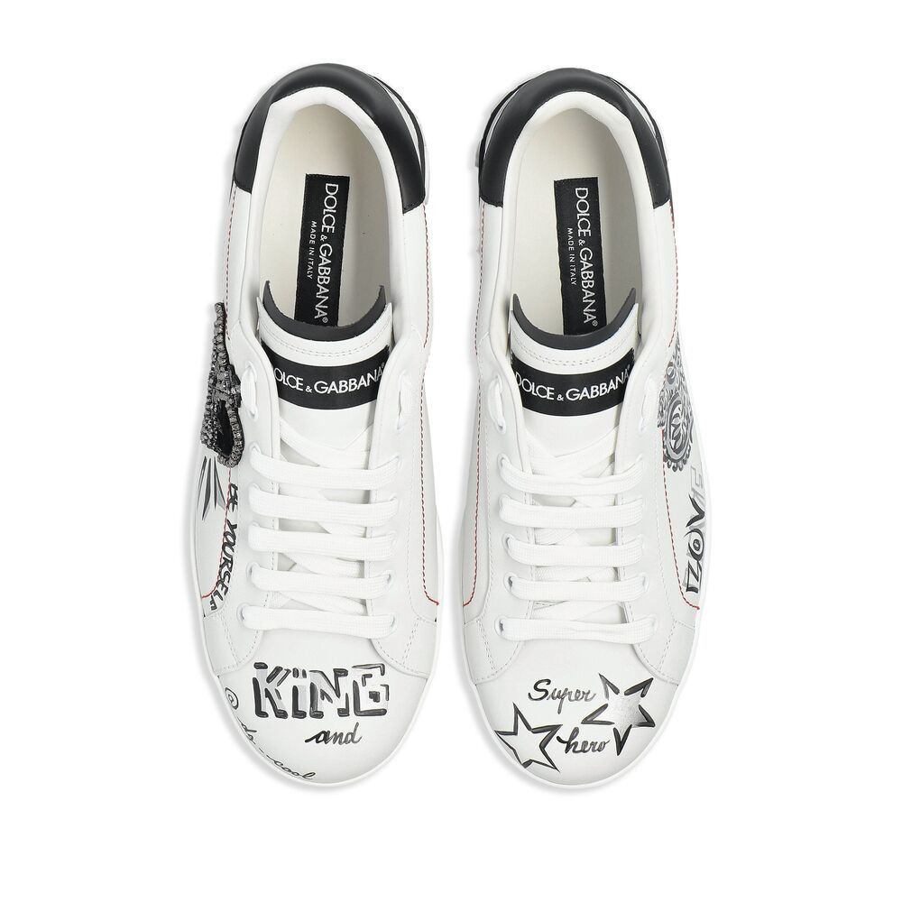 Dolce & Gabbana Dolce & Gabbana WHITE Trainers - Low-Tops Size US 11 / EU 44 - 2 Thumbnail