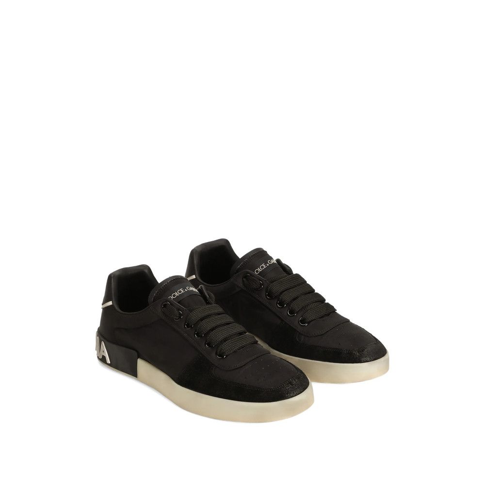 Dolce & Gabbana Dolce & Gabbana BLACK Trainers - Low-Tops Size US 14 / EU 47 - 2 Thumbnail