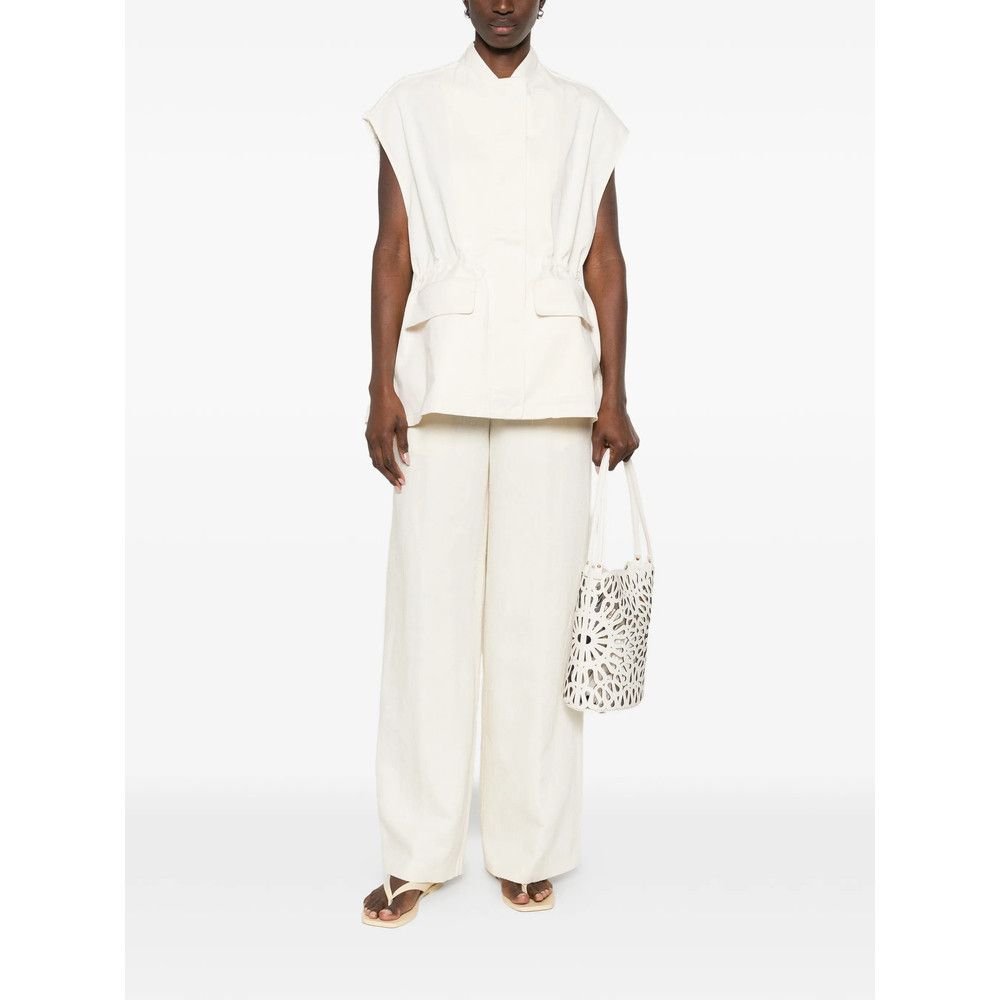 Fabiana Filippi Fabiana Filippi NEUTRALS Jackets - Waistcoat & Gilets Size M / US 6-8 / IT 42-44 - 3 Thumbnail