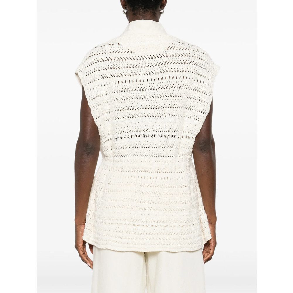 Fabiana Filippi Fabiana Filippi NEUTRALS Jackets - Waistcoat & Gilets Size M / US 6-8 / IT 42-44 - 5 Thumbnail