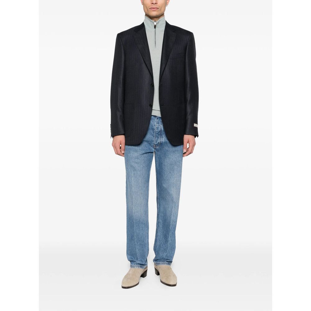 Canali Canali BLUE Jackets - Blazers Size US XL / EU 56 / 4 - 2 Thumbnail