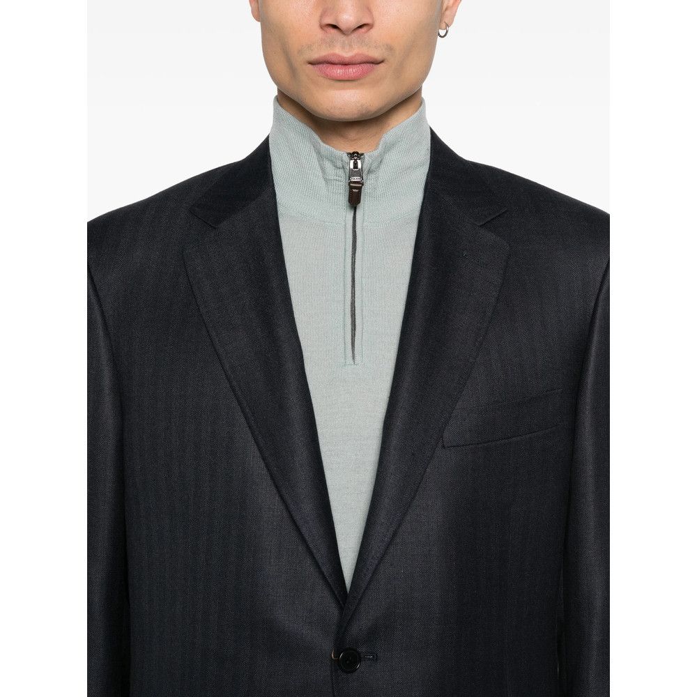 Canali Canali BLUE Jackets - Blazers Size US XL / EU 56 / 4 - 3 Thumbnail