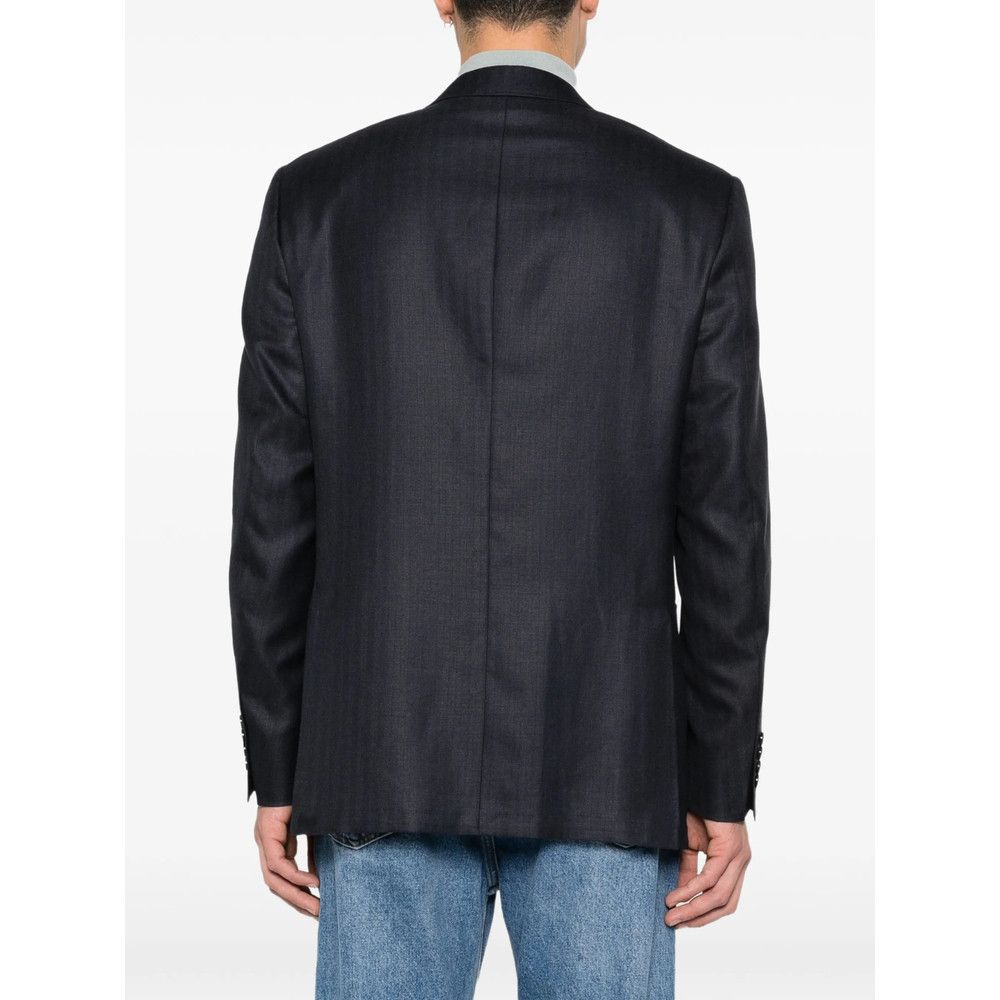 Canali Canali BLUE Jackets - Blazers Size US XL / EU 56 / 4 - 5 Thumbnail
