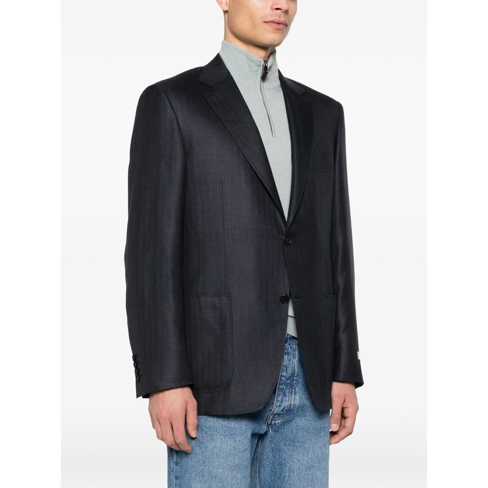 Canali Canali BLUE Jackets - Blazers Size US XL / EU 56 / 4 - 4 Thumbnail