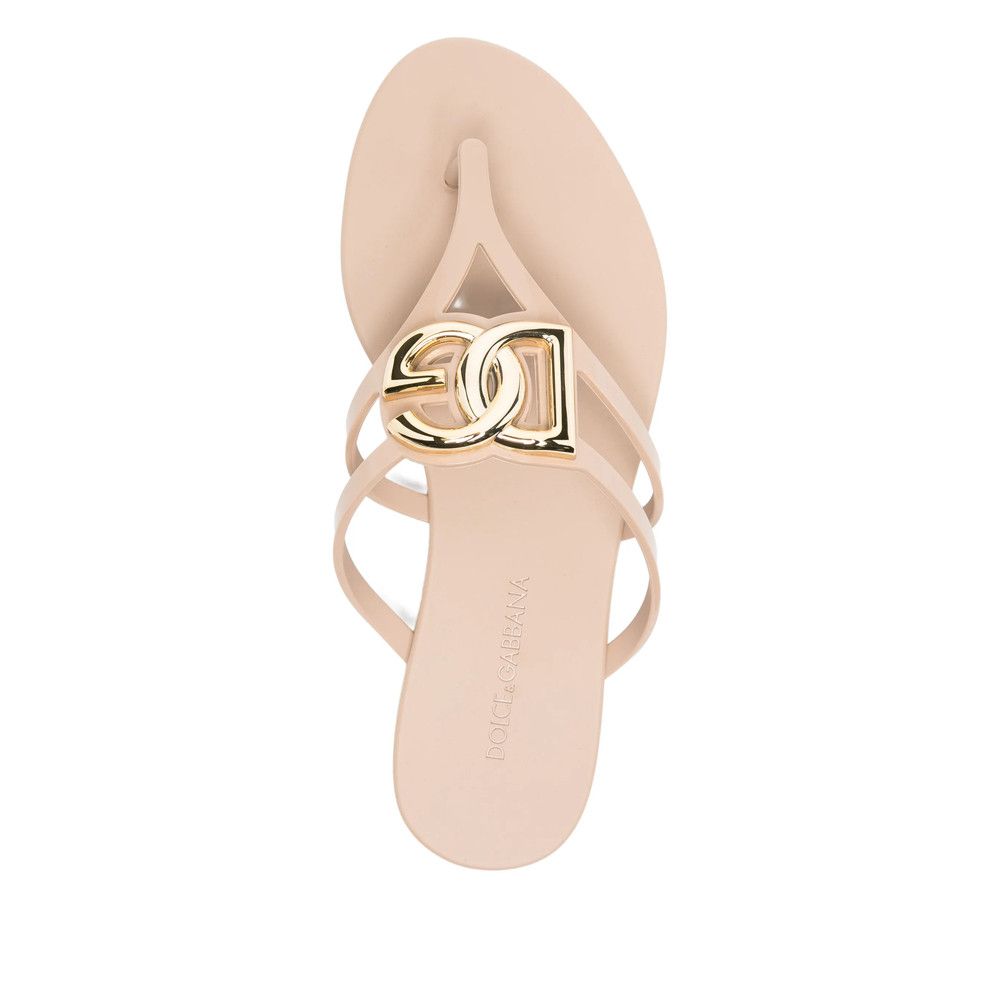 Dolce & Gabbana Dolce & Gabbana NEUTRALS Flip-Flops & Slides Size US 6 / IT 36 - 3 Thumbnail