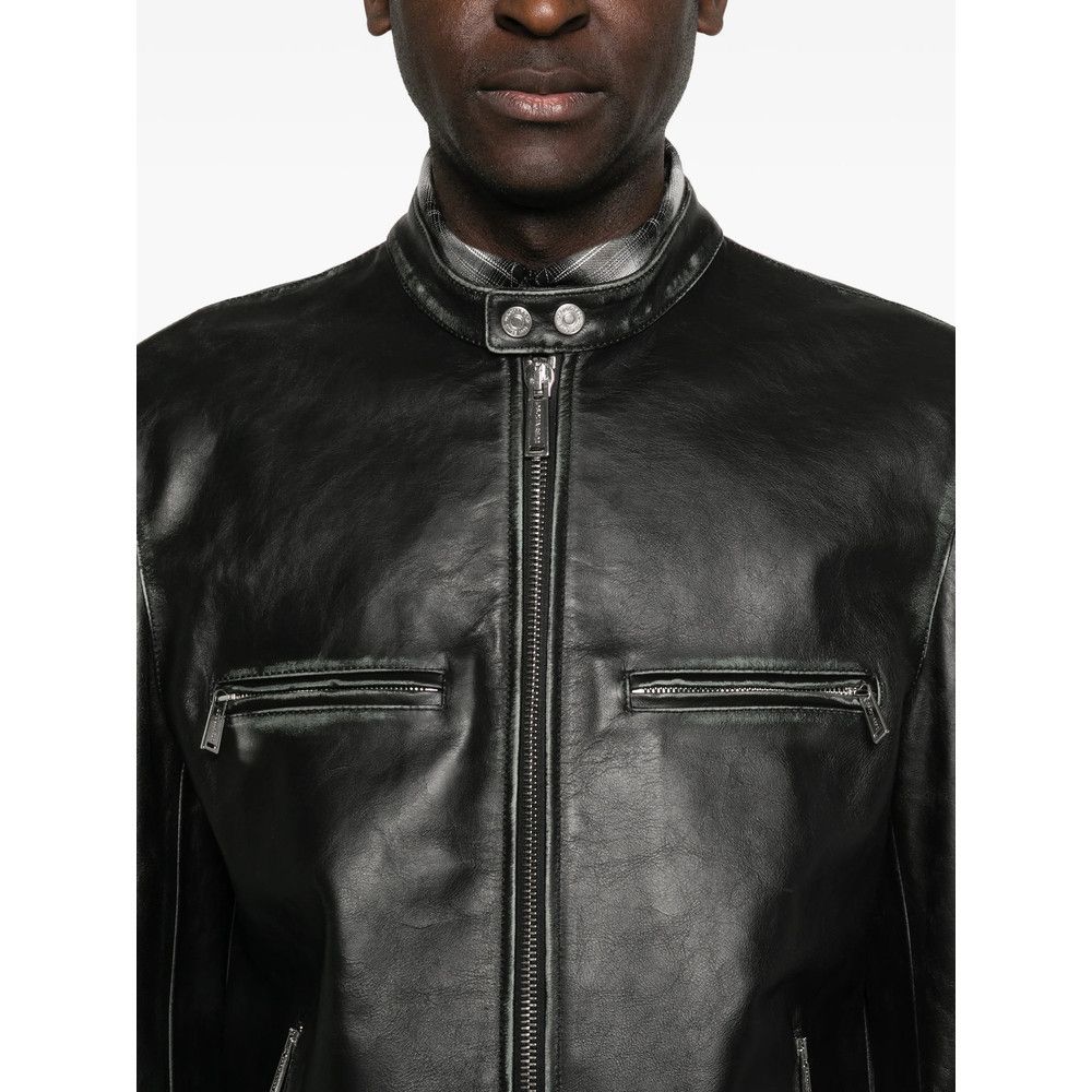 Dsquared2 Dsquared2 BLACK Jackets - Leather Jackets Size US L / EU 52-54 / 3 - 5 Thumbnail