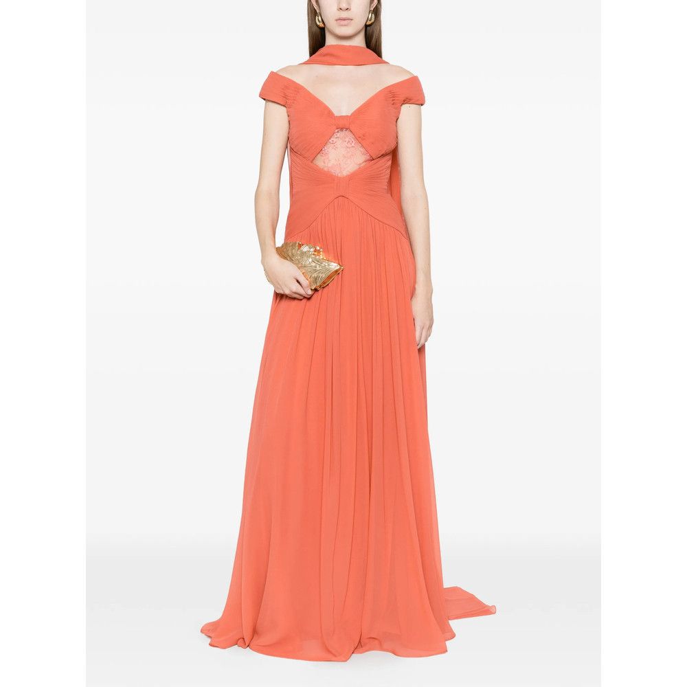 Elie Saab Elie Saab ORANGE Dresses - Evening Dresses Size S / US 4 / IT 40 - 2 Thumbnail