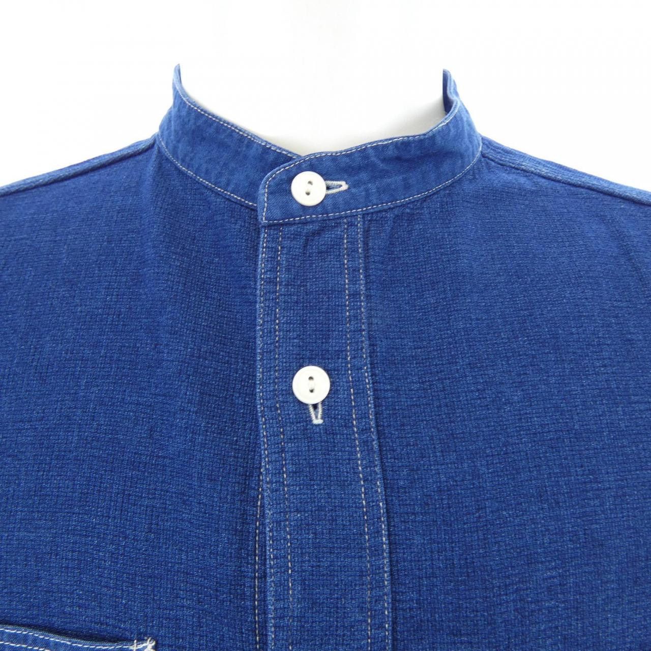 Other Other Nigel Cabourn Shirt Textile Dress Shirt 8038-00-10006 DUTY FREE for USA Size ONE SIZE - 5 Thumbnail
