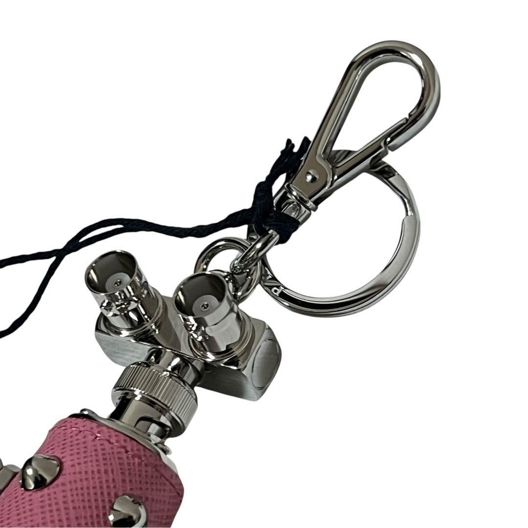 Prada Prada Prada Robot Leather Metal Keychain Charm Leather Charm DUTY FREE for USA Size ONE SIZE - 4 Thumbnail