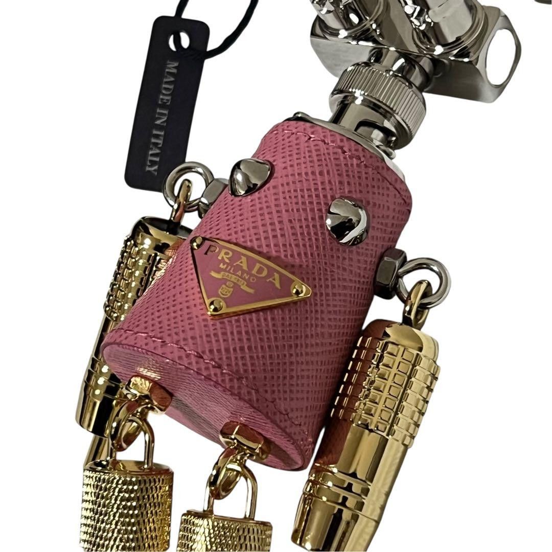 Prada Prada Prada Robot Leather Metal Keychain Charm Leather Charm DUTY FREE for USA Size ONE SIZE - 5 Thumbnail