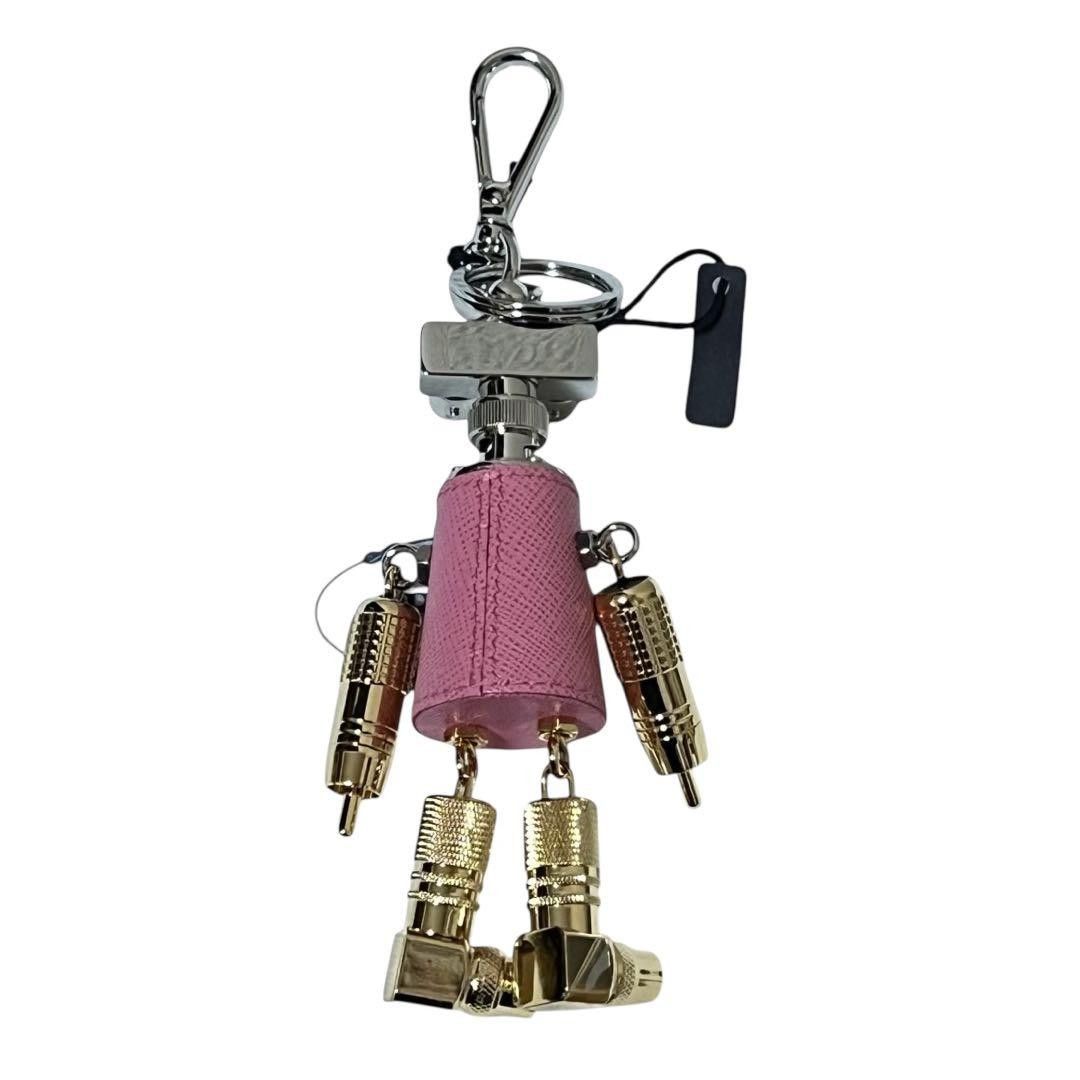 Prada Prada Prada Robot Leather Metal Keychain Charm Leather Charm DUTY FREE for USA Size ONE SIZE - 3 Thumbnail
