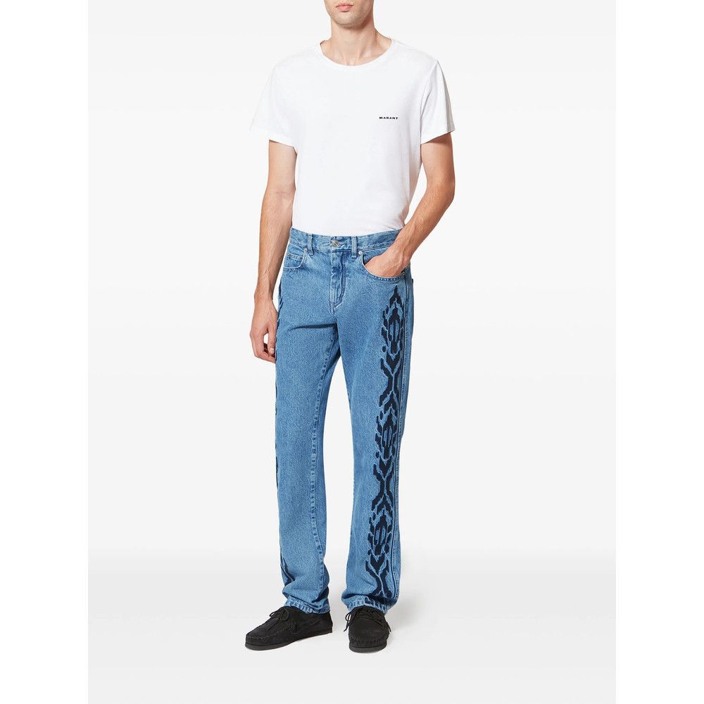 Isabel Marant Isabel Marant BLUE Denim - Regular & Straight-Leg Jeans Size US 32 / EU 48 - 5 Thumbnail