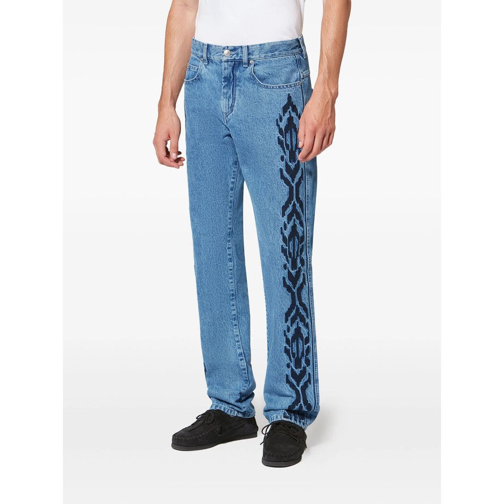 Isabel Marant Isabel Marant BLUE Denim - Regular & Straight-Leg Jeans Size US 34 / EU 50 - 4 Thumbnail