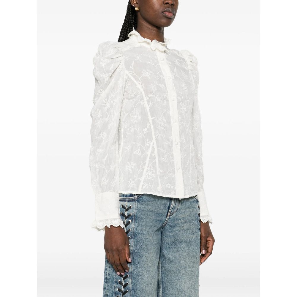 Isabel Marant Isabel Marant WHITE Tops - Shirts Size M / US 6-8 / IT 42-44 - 4 Thumbnail