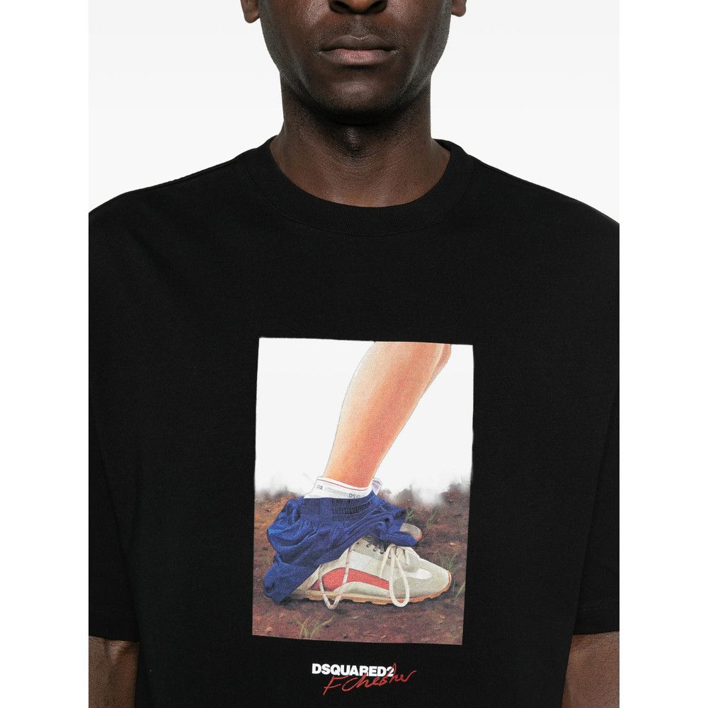 Dsquared2 Dsquared2 BLACK T-Shirts & Vests - T-Shirts Size US M / EU 48-50 / 2 - 4 Thumbnail