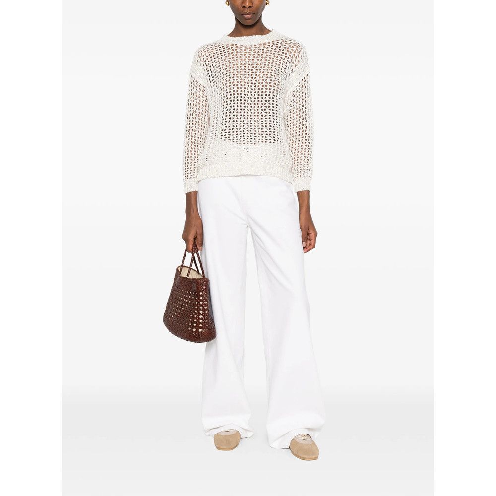 Panicale Panicale NEUTRALS Knitwear - Jumpers Size M / US 6-8 / IT 42-44 - 3 Thumbnail