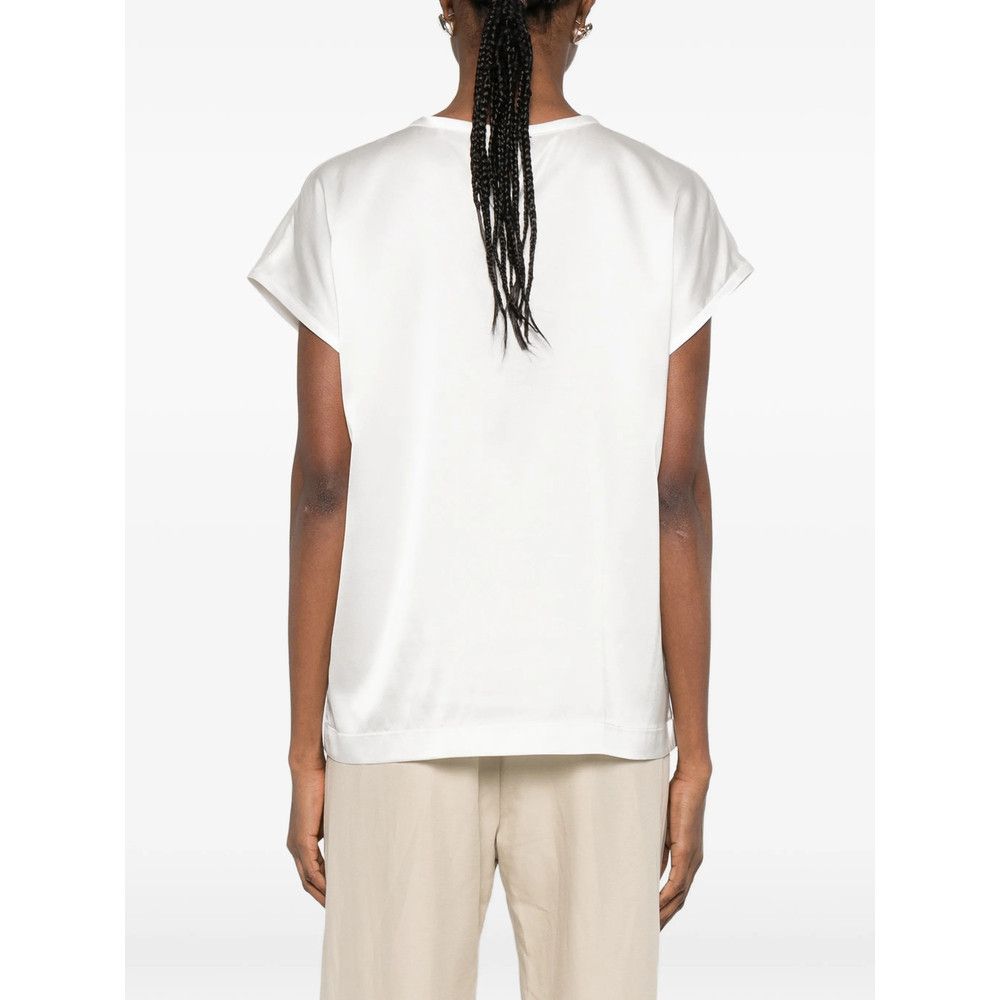 Panicale Panicale WHITE Tops - Blouses Size M / US 6-8 / IT 42-44 - 3 Thumbnail