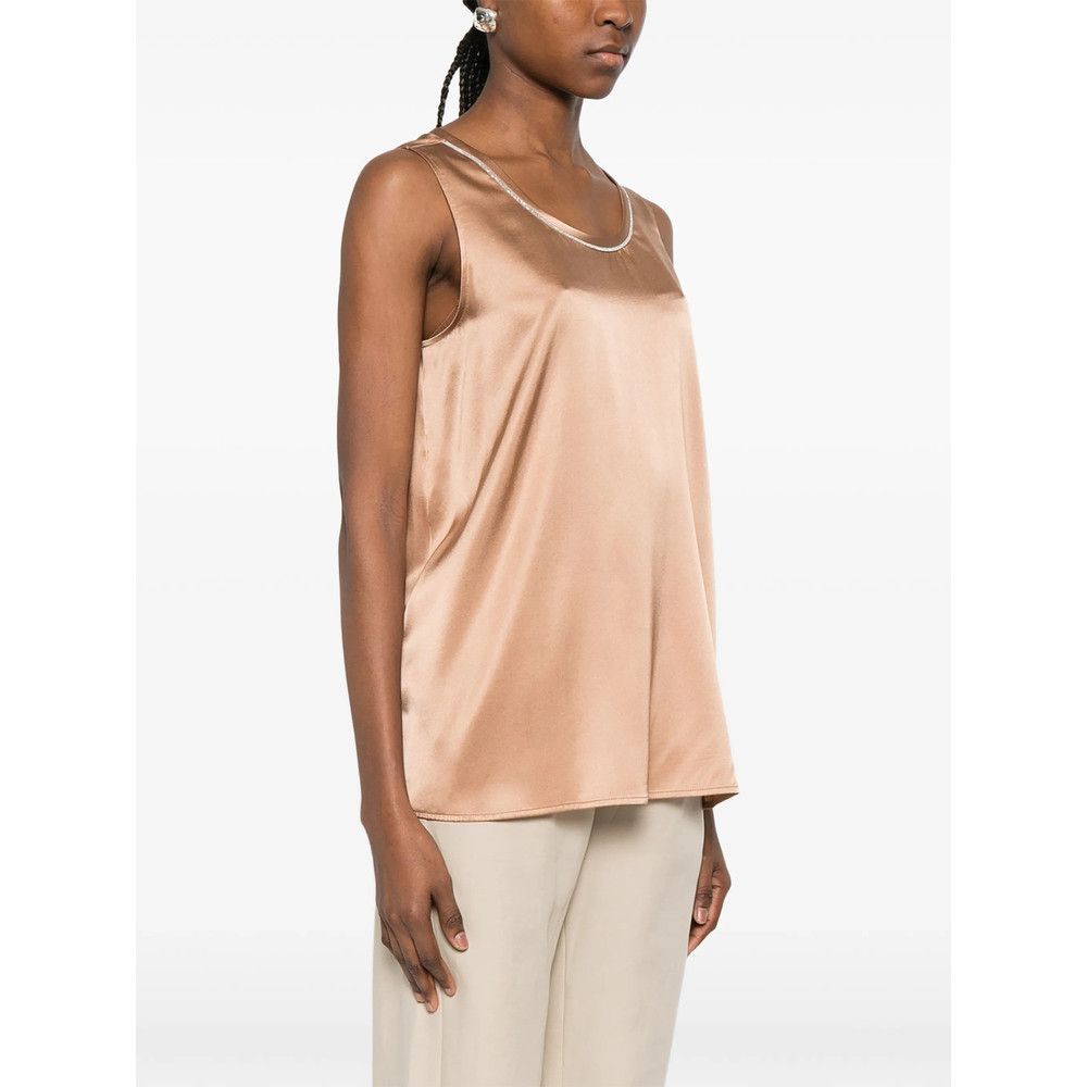 Panicale Panicale NEUTRALS Tops - Vests & Tank Tops Size S / US 4 / IT 40 - 4 Thumbnail