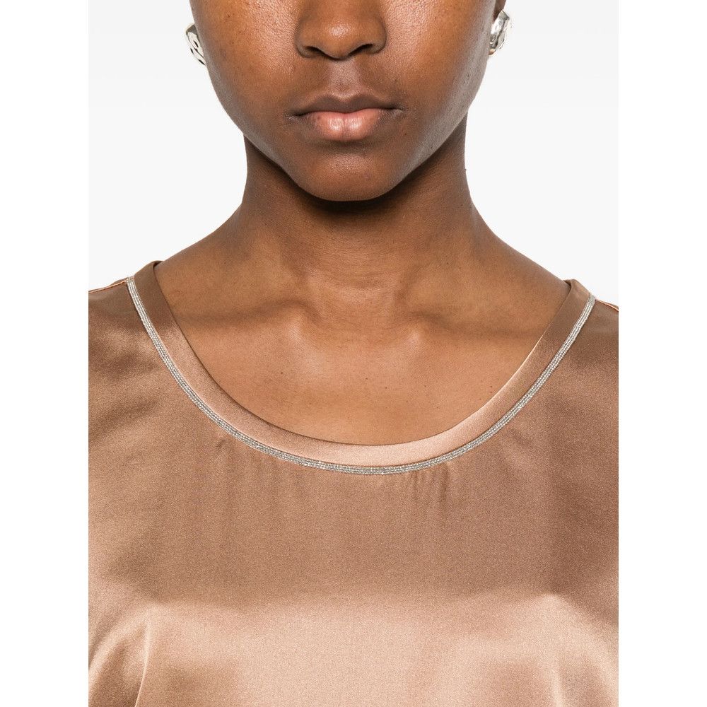 Panicale Panicale NEUTRALS Tops - Vests & Tank Tops Size M / US 6-8 / IT 42-44 - 2 Thumbnail