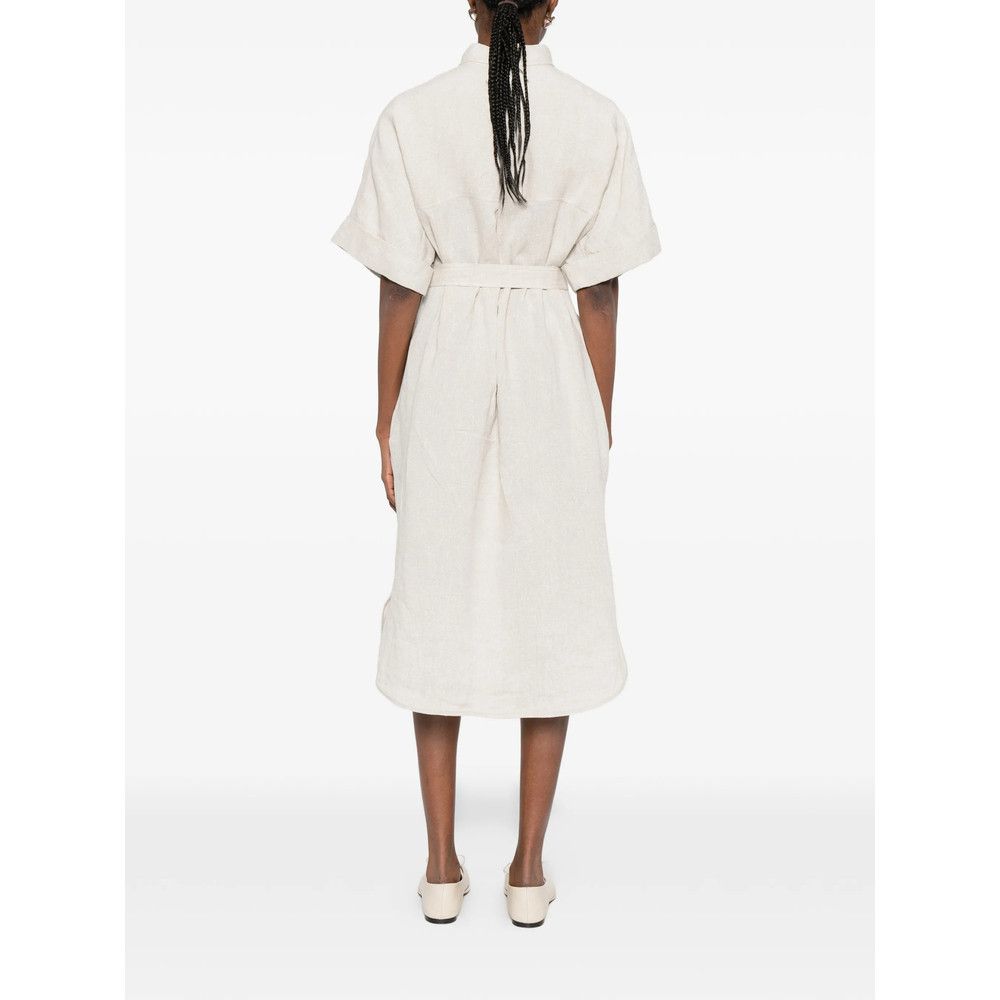 Panicale Panicale NEUTRALS Dresses - Day Dresses Size M / US 6-8 / IT 42-44 - 2 Thumbnail