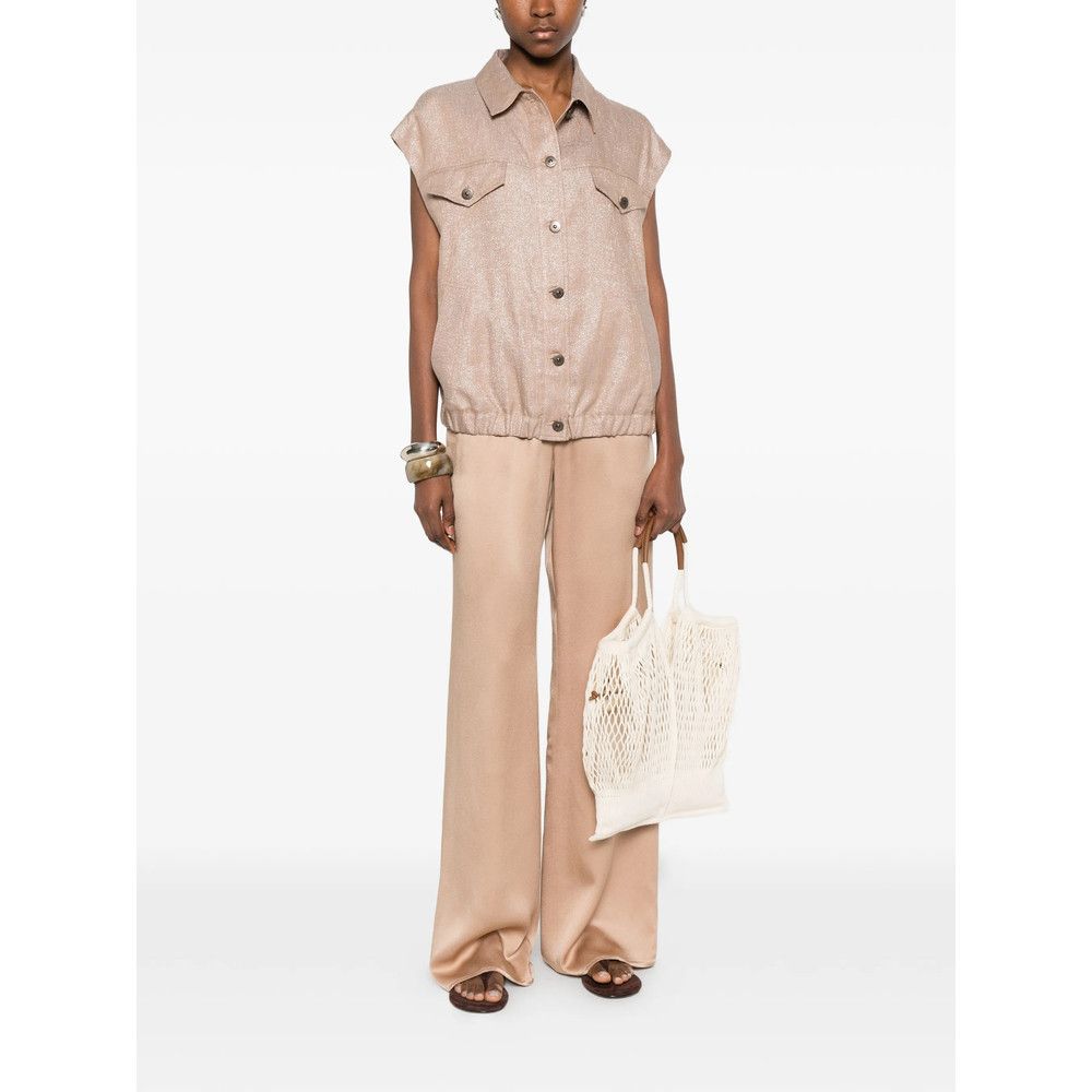 Panicale Panicale NEUTRALS Jackets - Waistcoat & Gilets Size S / US 4 / IT 40 - 4 Thumbnail