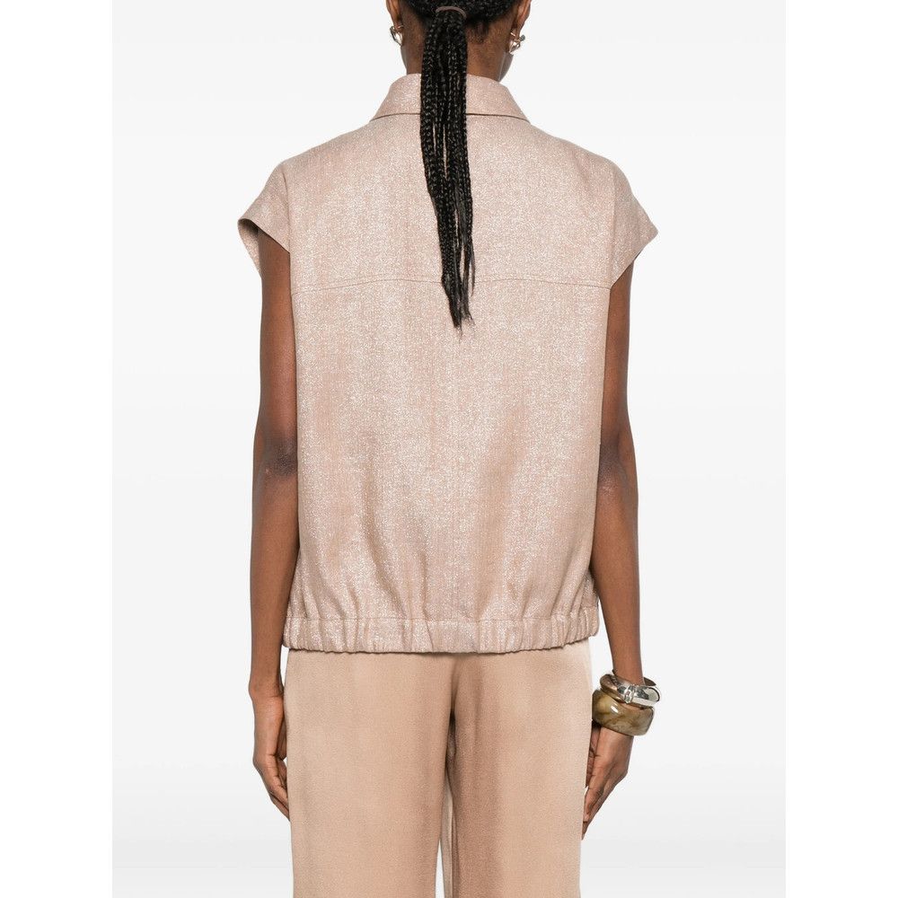 Panicale Panicale NEUTRALS Jackets - Waistcoat & Gilets Size S / US 4 / IT 40 - 3 Thumbnail