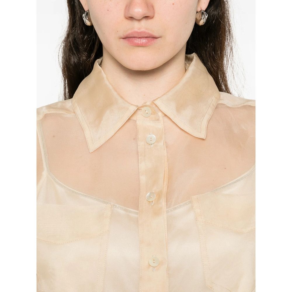 Panicale Panicale NEUTRALS Tops - Shirts Size M / US 6-8 / IT 42-44 - 5 Thumbnail