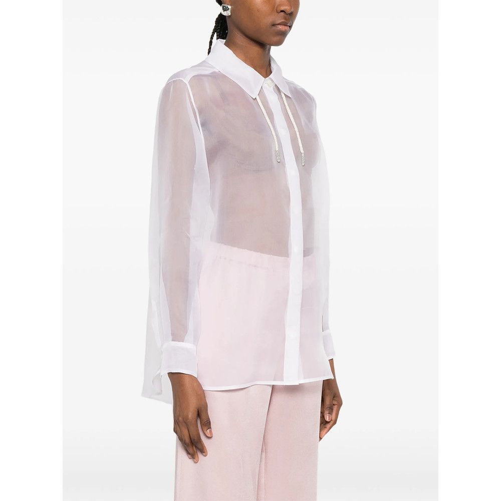 Panicale Panicale WHITE Tops - Shirts Size S / US 4 / IT 40 - 5 Thumbnail