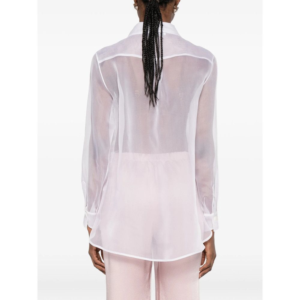 Panicale Panicale WHITE Tops - Shirts Size S / US 4 / IT 40 - 3 Thumbnail