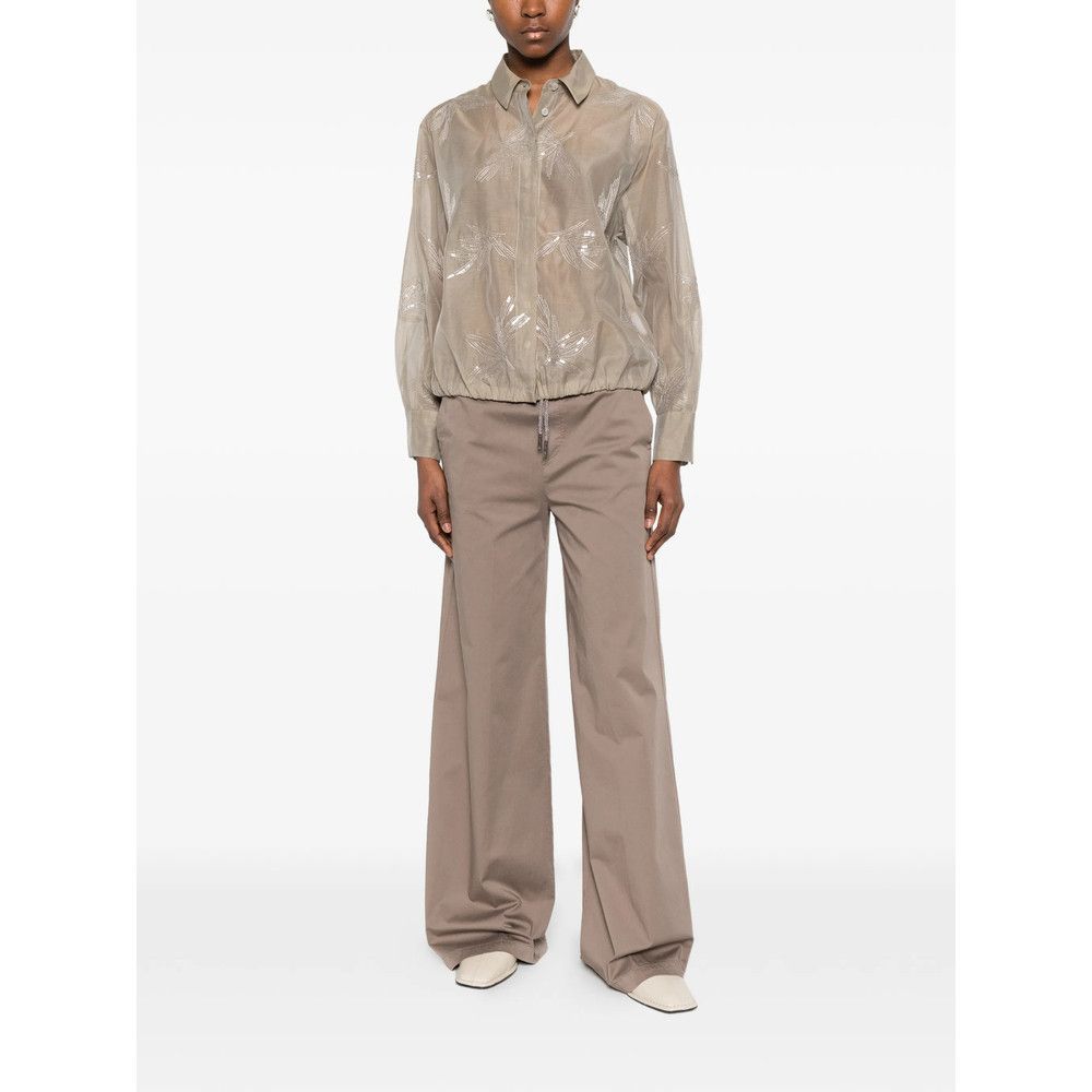 Panicale Panicale NEUTRALS Tops - Blouses Size M / US 6-8 / IT 42-44 - 4 Thumbnail