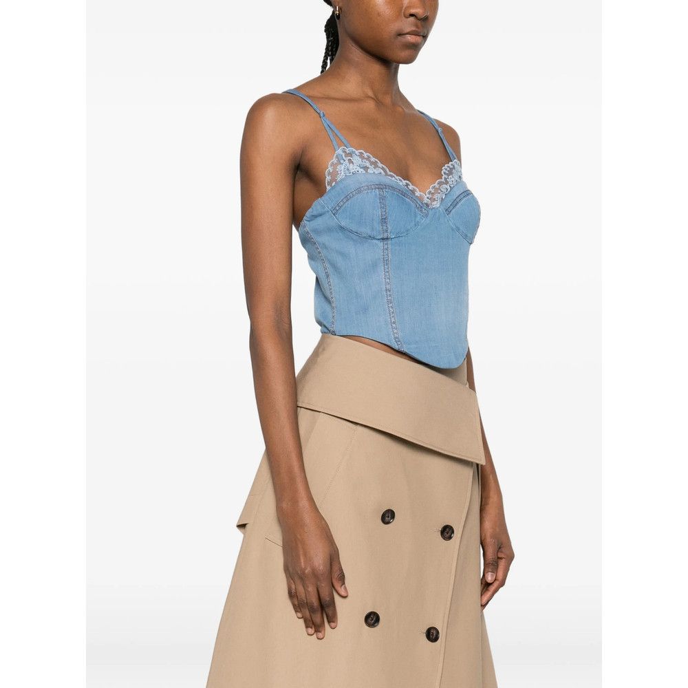 Ermanno Scervino Ermanno Scervino BLUE Tops - Blouses Size M / US 6-8 / IT 42-44 - 4 Thumbnail