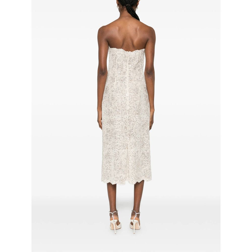 Ermanno Scervino Ermanno Scervino NEUTRALS Dresses - Evening Dresses Size S / US 4 / IT 40 - 5 Thumbnail