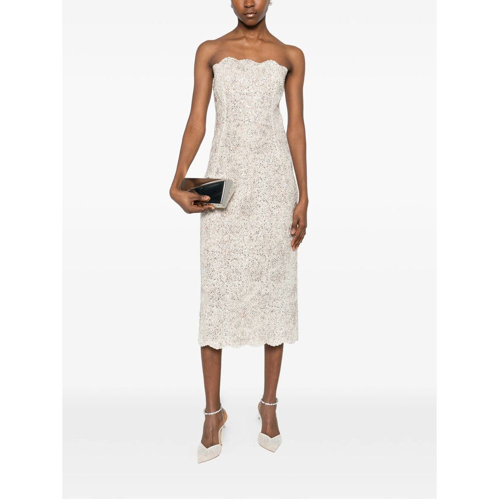 Ermanno Scervino Ermanno Scervino NEUTRALS Dresses - Evening Dresses Size S / US 4 / IT 40 - 3 Thumbnail
