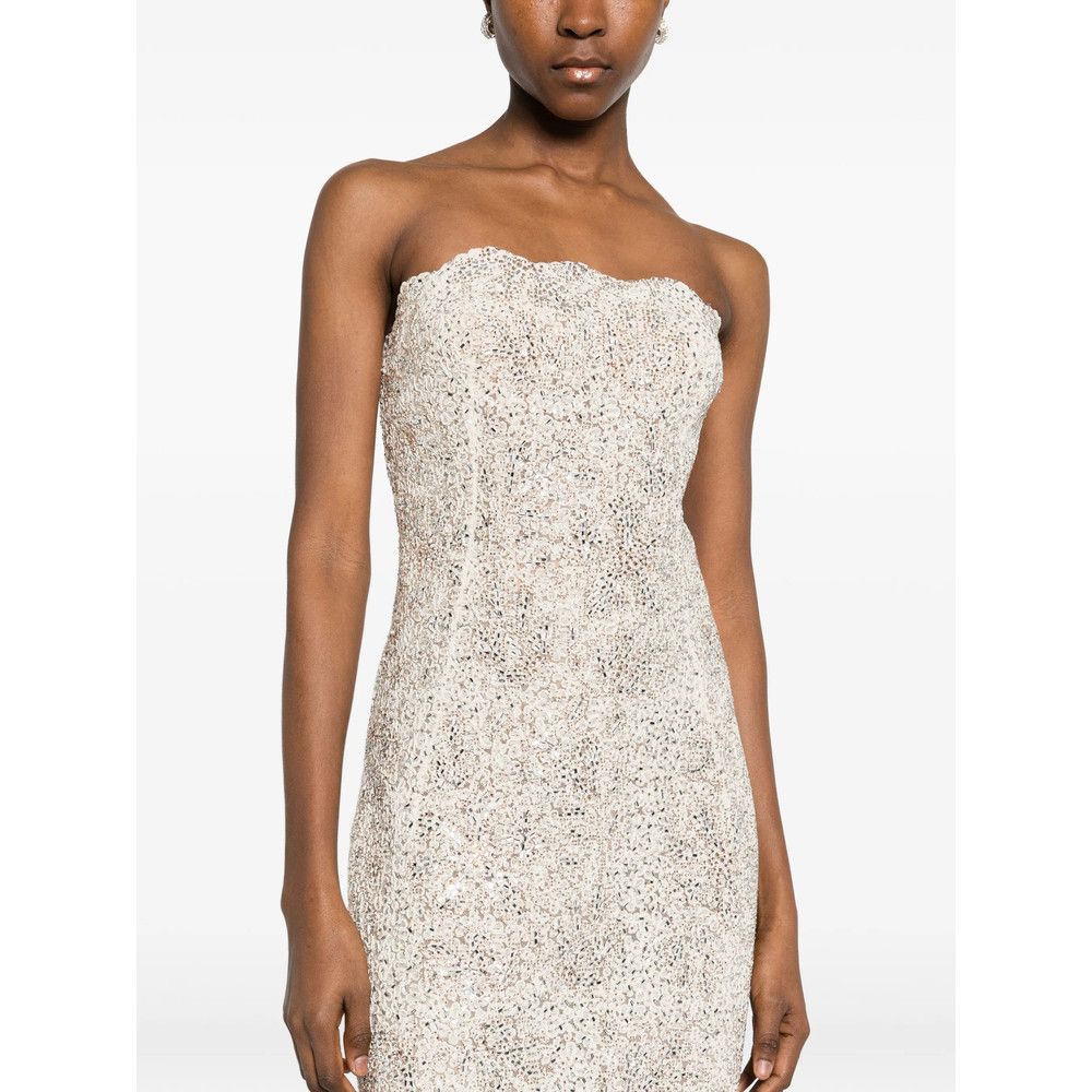 Ermanno Scervino Ermanno Scervino NEUTRALS Dresses - Evening Dresses Size S / US 4 / IT 40 - 2 Thumbnail