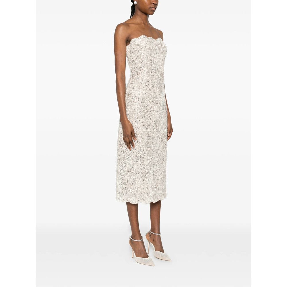 Ermanno Scervino Ermanno Scervino NEUTRALS Dresses - Evening Dresses Size S / US 4 / IT 40 - 4 Thumbnail