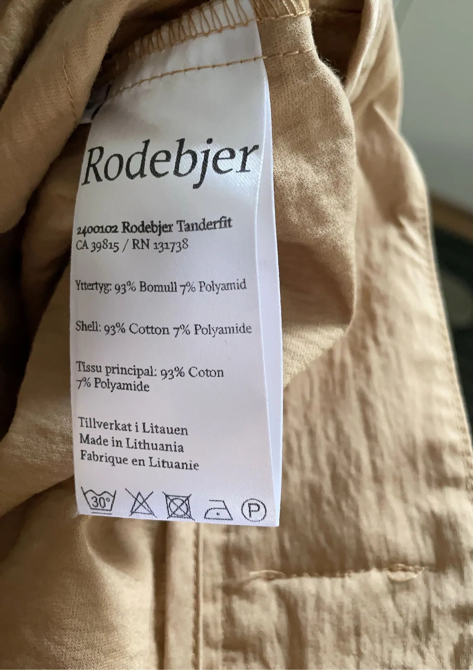 Rodebjer Rodebjer Tanderfit Pants Size 32" / US 10 / IT 46 - 3 Thumbnail