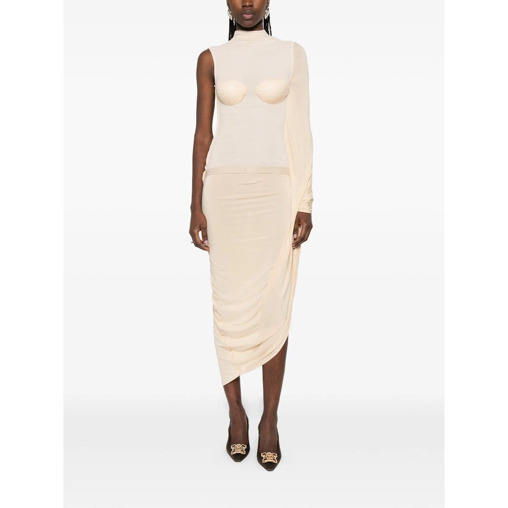 Jean Paul Gaultier Jean Paul Gaultier NEUTRALS Dresses - Cocktail & Party Dresses Size S / US 4 / IT 40 - 5 Thumbnail