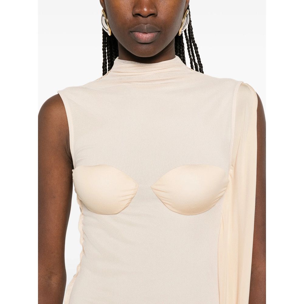 Jean Paul Gaultier Jean Paul Gaultier NEUTRALS Dresses - Cocktail & Party Dresses Size S / US 4 / IT 40 - 2 Thumbnail