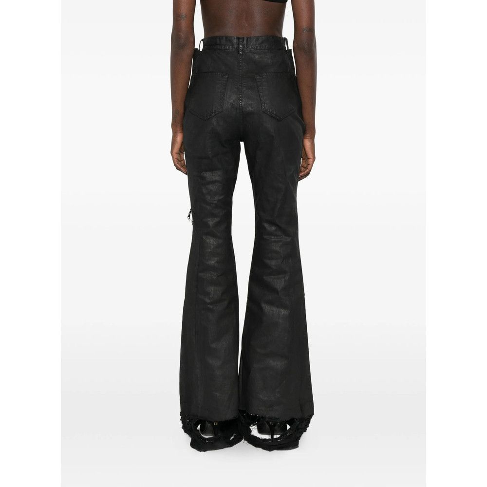 Rick Owens Drkshdw Rick Owens Drkshdw BLACK Denim - Bootcut Jeans Size 26" / US 2 / IT 38 - 3 Thumbnail