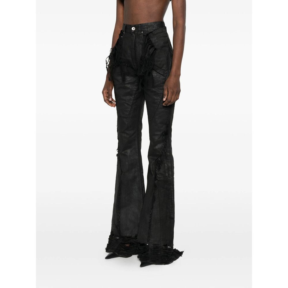 Rick Owens Drkshdw Rick Owens Drkshdw BLACK Denim - Bootcut Jeans Size 27" / US 4 / IT 40 - 4 Thumbnail
