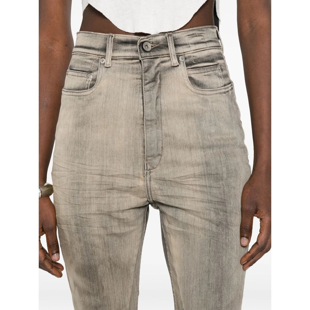 Rick Owens Drkshdw Rick Owens Drkshdw NEUTRALS Denim - Bootcut Jeans Size 25" / US 0 / IT 36 - 3 Thumbnail
